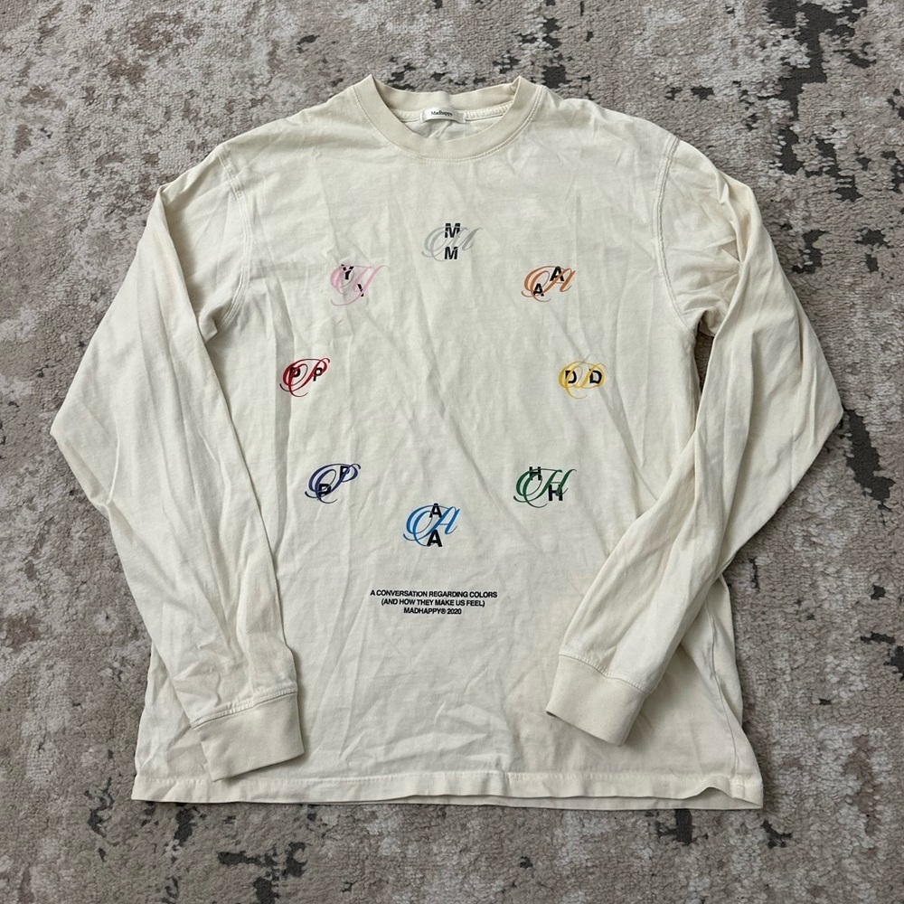 Madhappy ‘Conversation Regarding Colors’ long sleeve
Rare 2020 graphic top